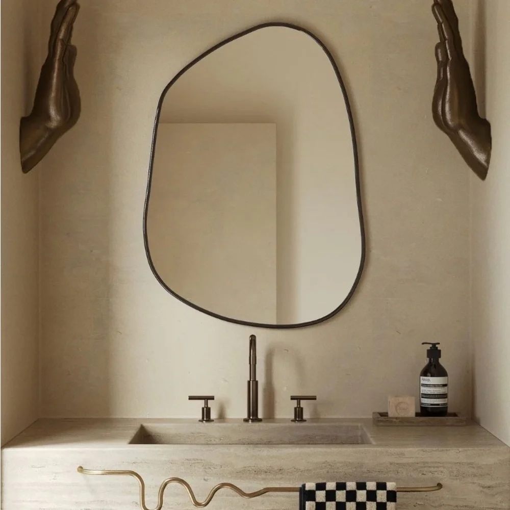 Modern Black Wall Mirror Ethnik living
